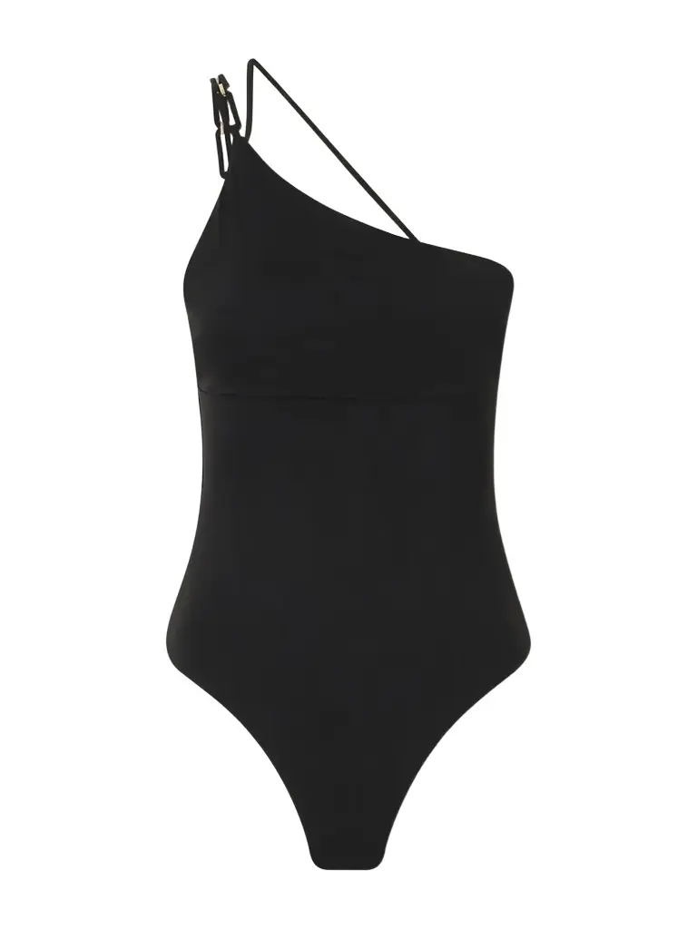 Max Mara Beachwear One-shoulder Embellished Swimsuit
