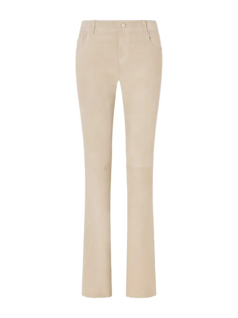 STOULS Pawlonia Suede Flared Pants