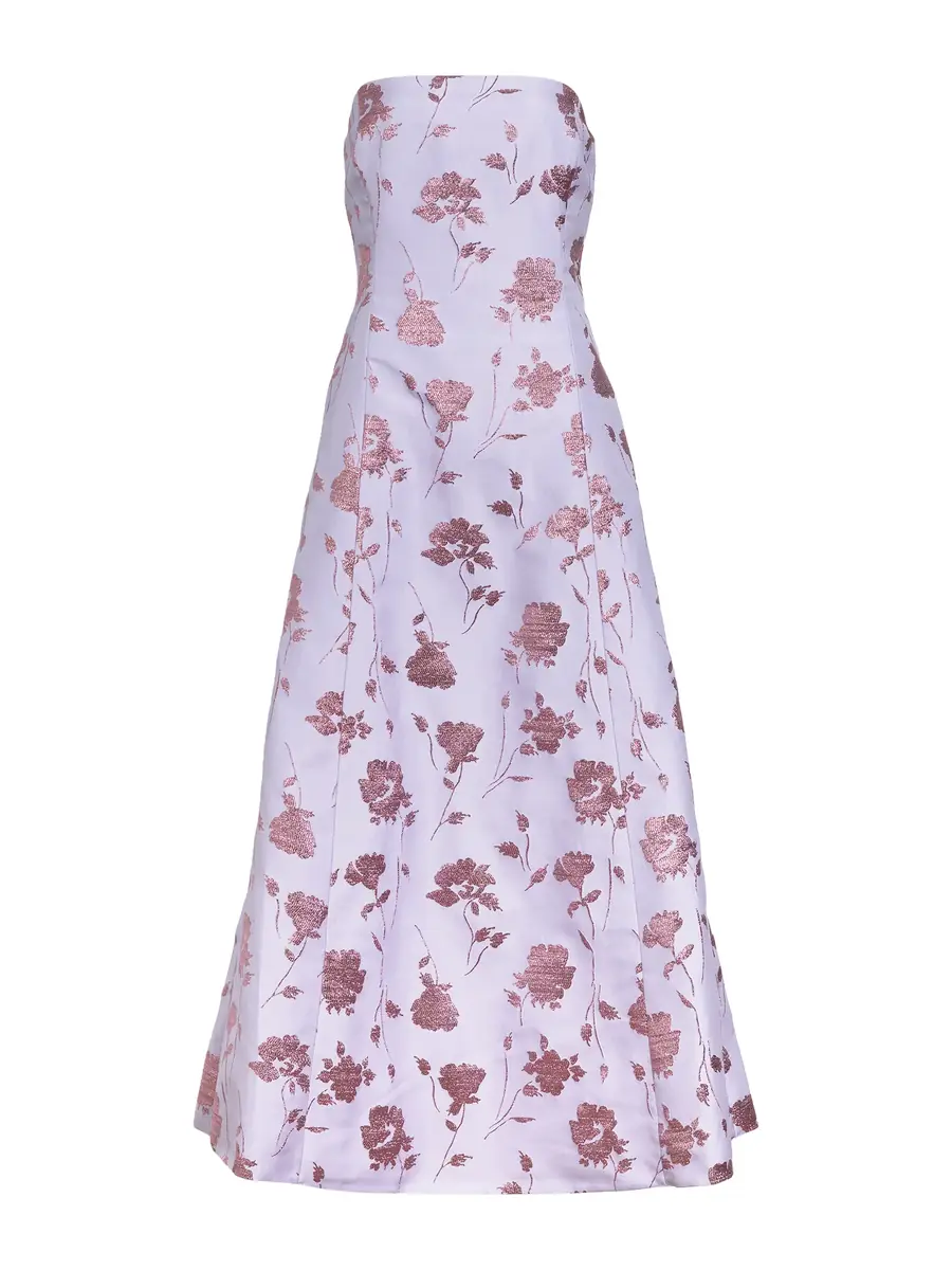 Delphine Colette Strapless Midi Dress