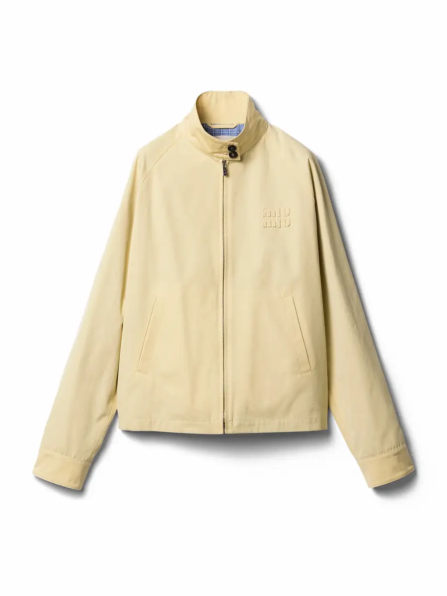 Miu Miu Poplin Blouson Jacket