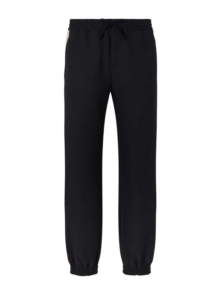 Valentino Garavani Tapered Logo-Appliqued Striped Drill Sweatpants - Men