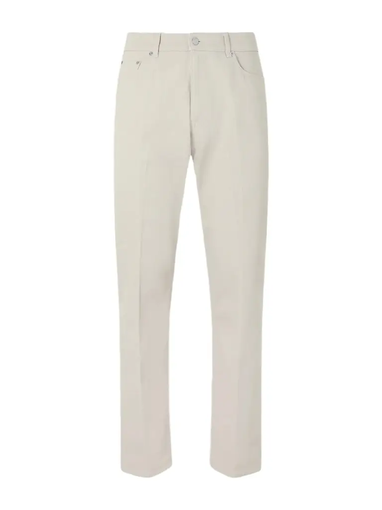 dunhill Tapered Cotton-Blend Twill Trousers - Men