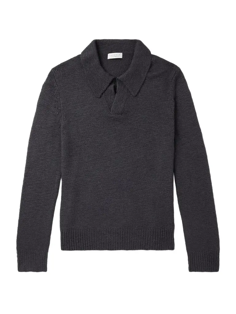 Gabriela Hearst Aled Cashmere Polo Shirt - Men