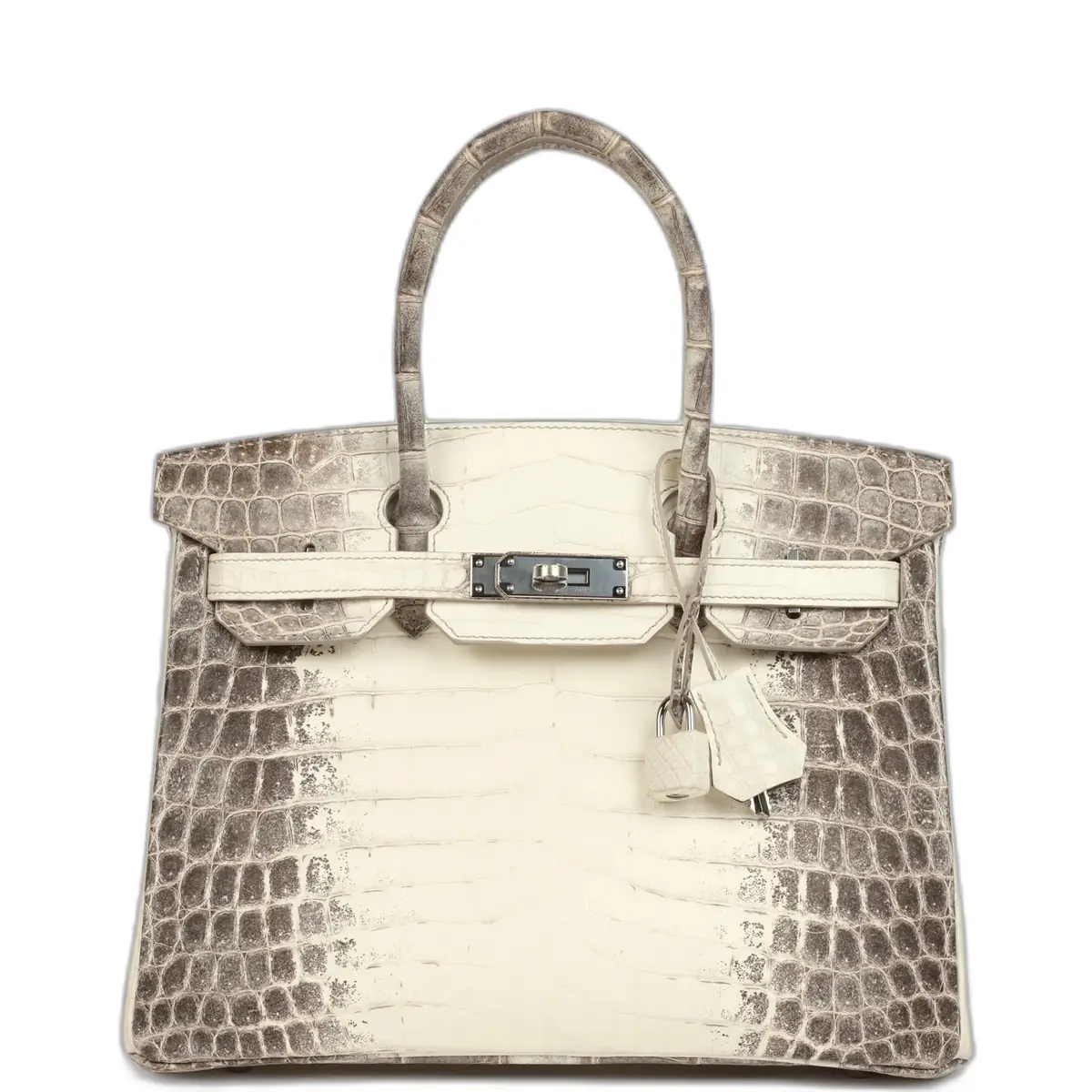 hermes Hermes Birkin 30 Himalaya Niloticus Crocodile Palladium Hardware