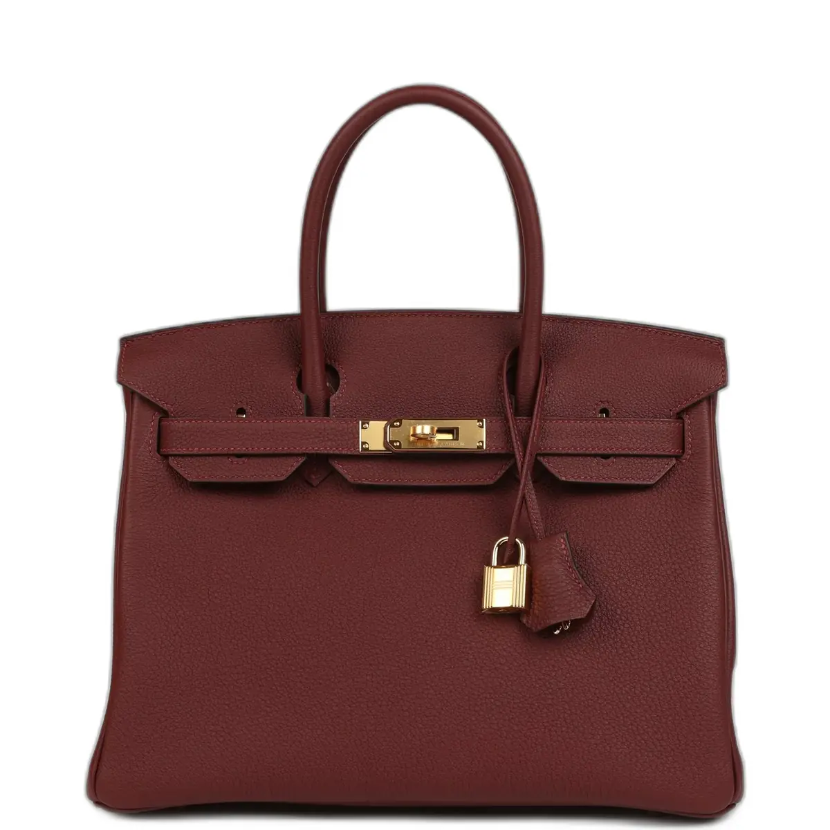 hermes Hermes Birkin 30 Rouge H Togo Gold Hardware
