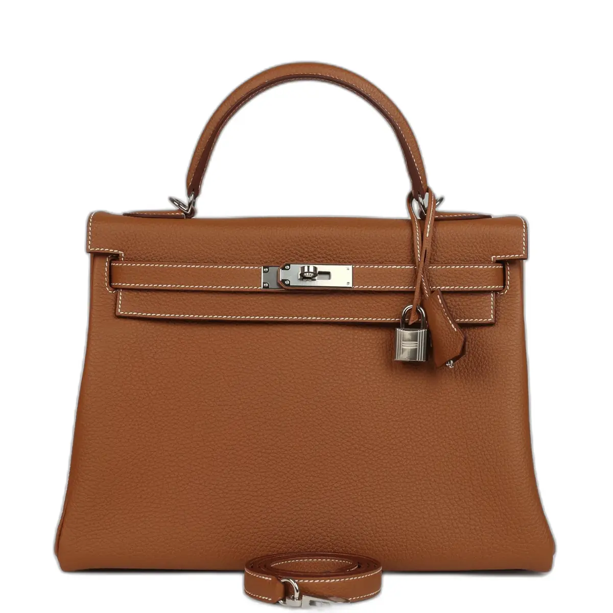 hermes Hermes Kelly Retourne 32 Gold Togo Palladium Hardware
