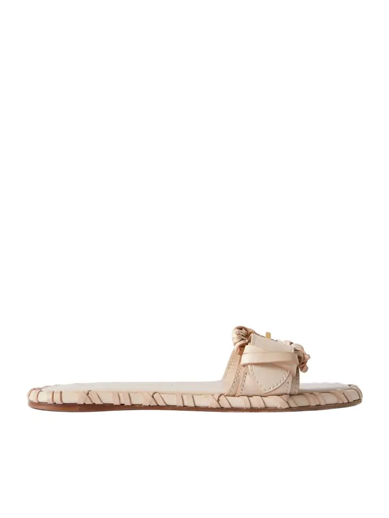 Zimmermann Alchemy Buckled Leather Slides