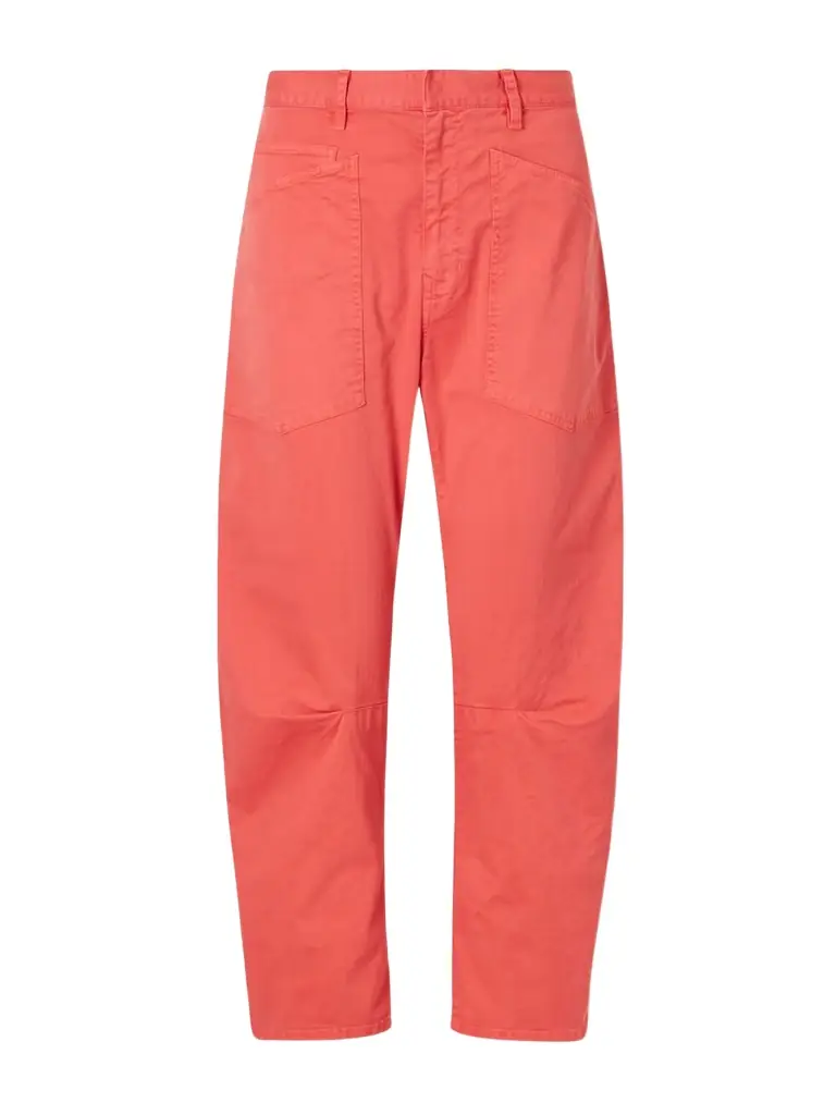 Nili Lotan Shon Cotton-blend Twill Tapered Pants