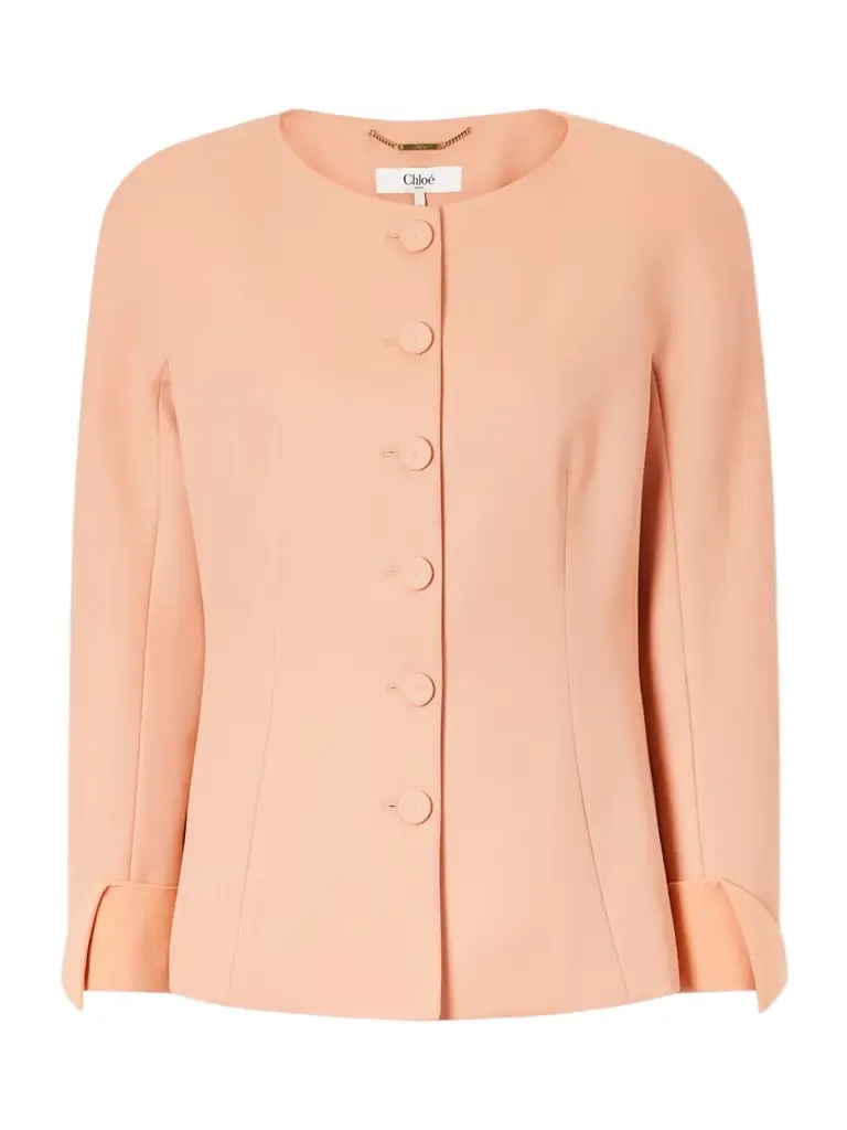 Chloé Wool-crepe Jacket