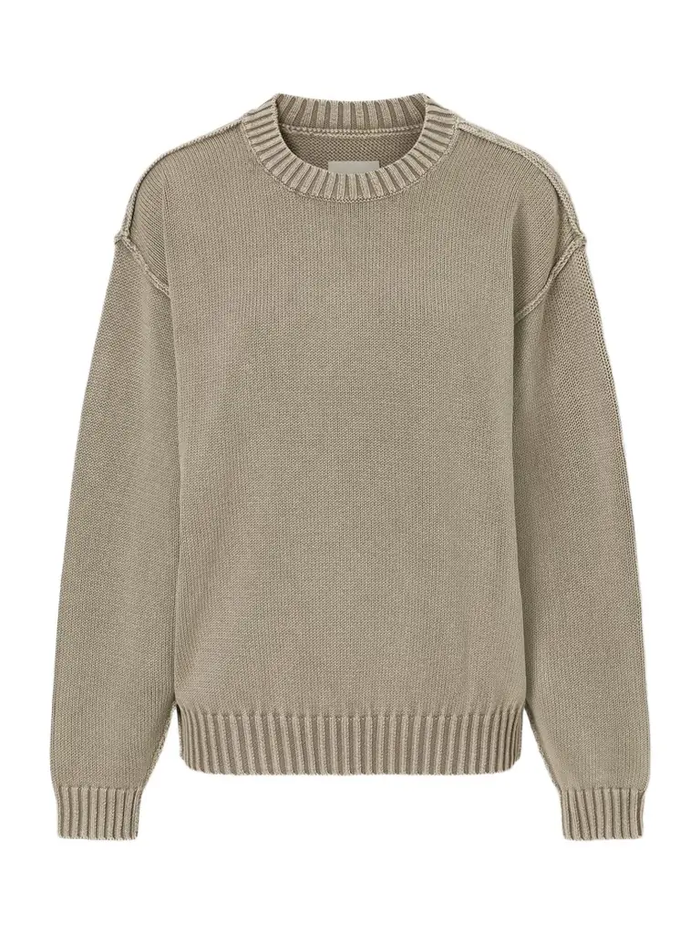 Aimé Leon Dore Inside-out Crewneck Cotton Sweater