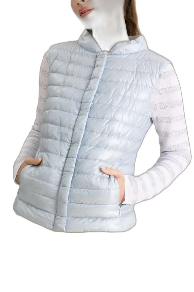 HERNO Giulia Vest - Light Blue