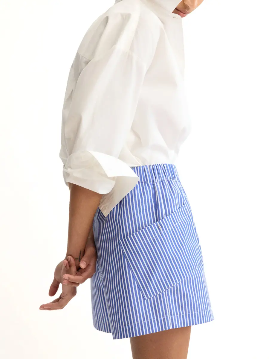 ARLO MOTT Laight Cotton Poplin Shorts