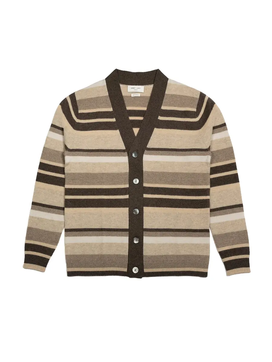 Leret Leret No. 79 Striped Cashmere Cardigan