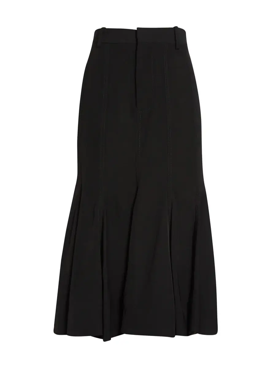 Bottega Veneta Viscose And Linen Skirt