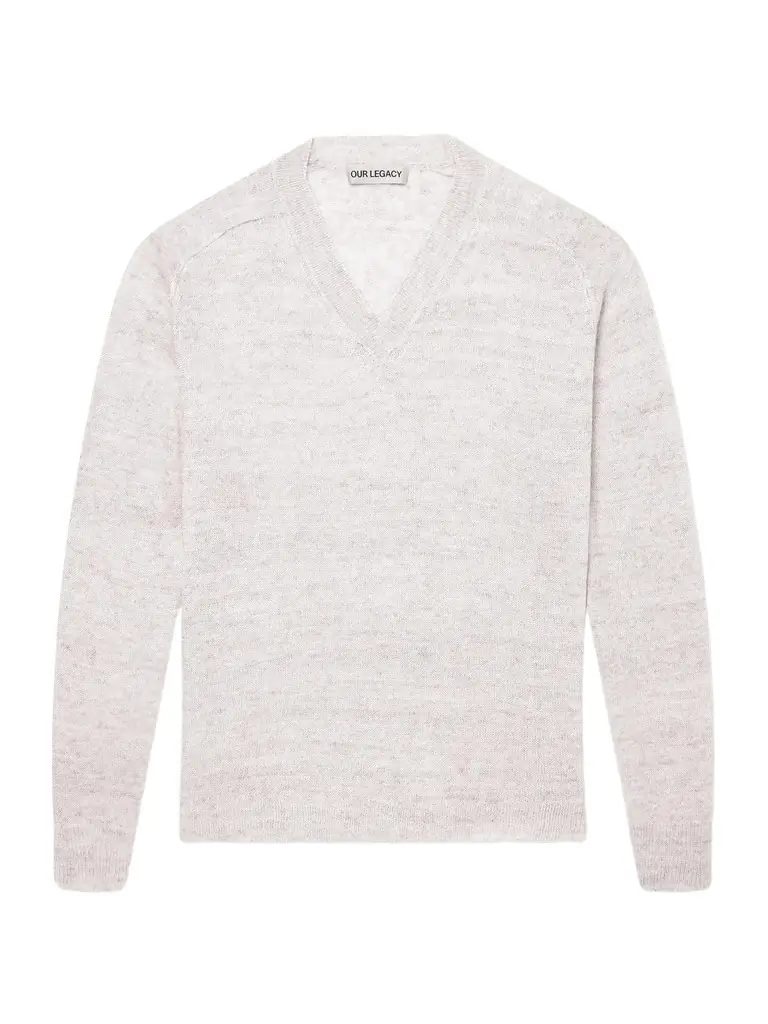 Rue Linen and Cotton-Blend Sweater - Men