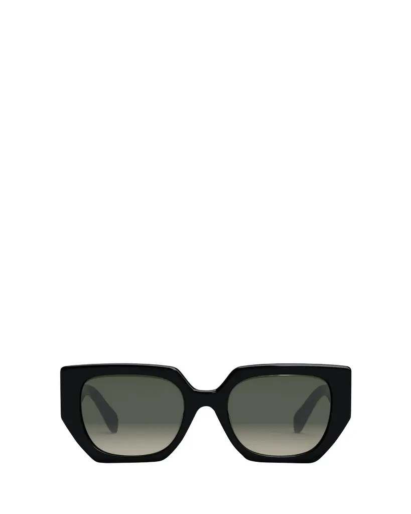 Celine Triomphe Logo Acetate Butterfly Sunglasses