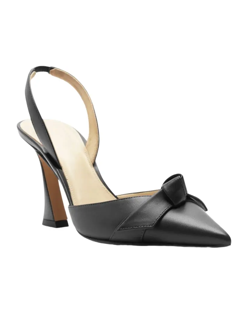 Alexandre Birman Clarita Bell Slingback Leather Sandals