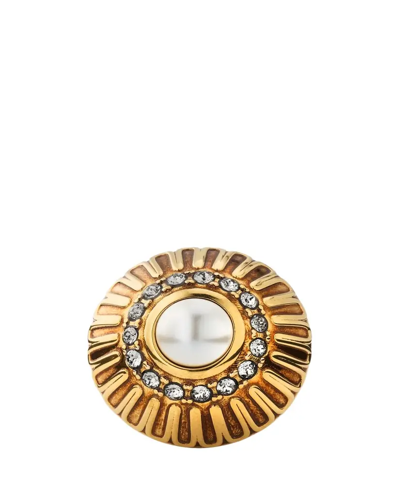 Chloe Chateau Treasures Glass Pearl Statement Ring