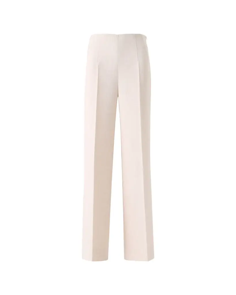 Akris Fiyuki Linen-Wool Double-Face Wide-Leg Pants