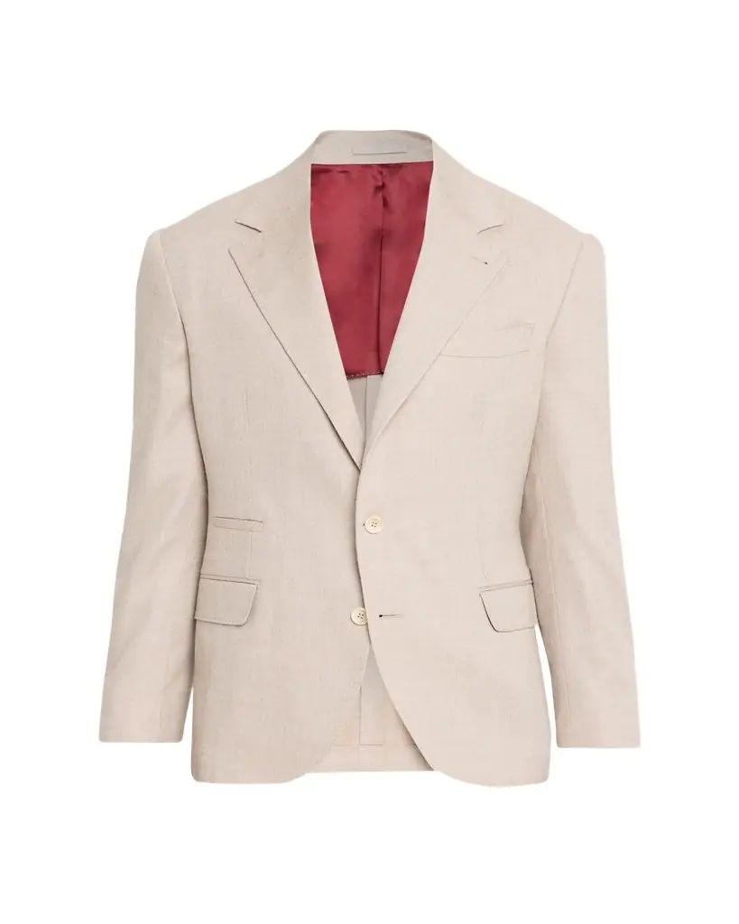 Brunello Cucinelli Linen Suit Jacket