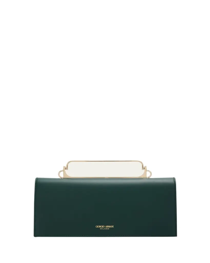 Giorgio Armani Leather Clutch Bag