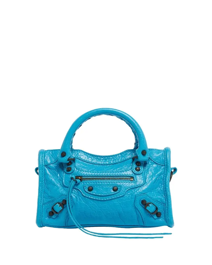 Balenciaga Le City Nano Leather Top-Handle Bag