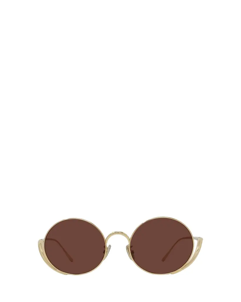 Loewe Island 50mm Metal Rimless Round Sunglasses