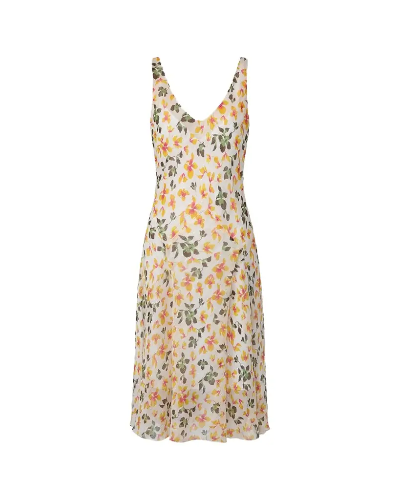 koren reversible mesh midi dress DVF