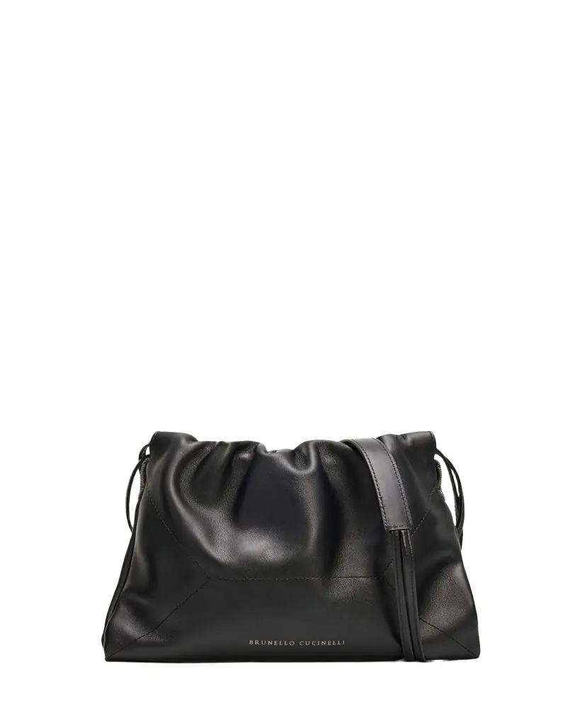 Brunello Cucinelli Extra Soft Leather Pouch Bag