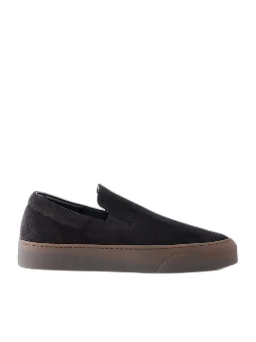 The Row Mh Suede Platform Sneakers