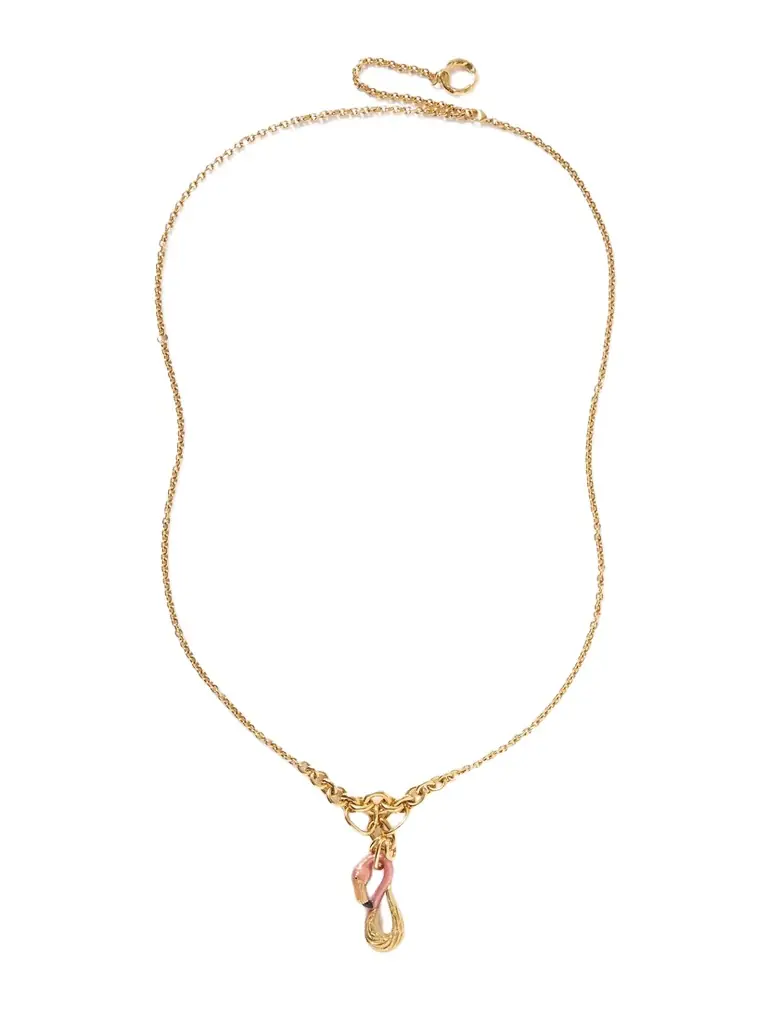 Chloé Gold-tone And Enamel Necklace