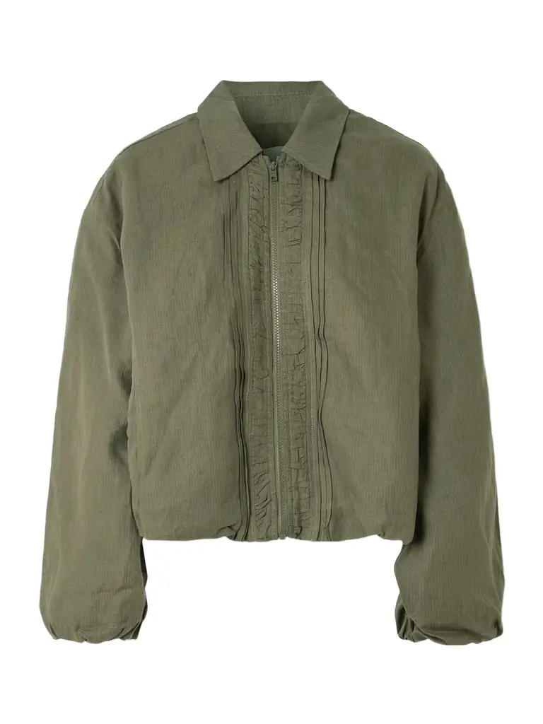 Deiji Studios Pintuck Padded Linen Jacket