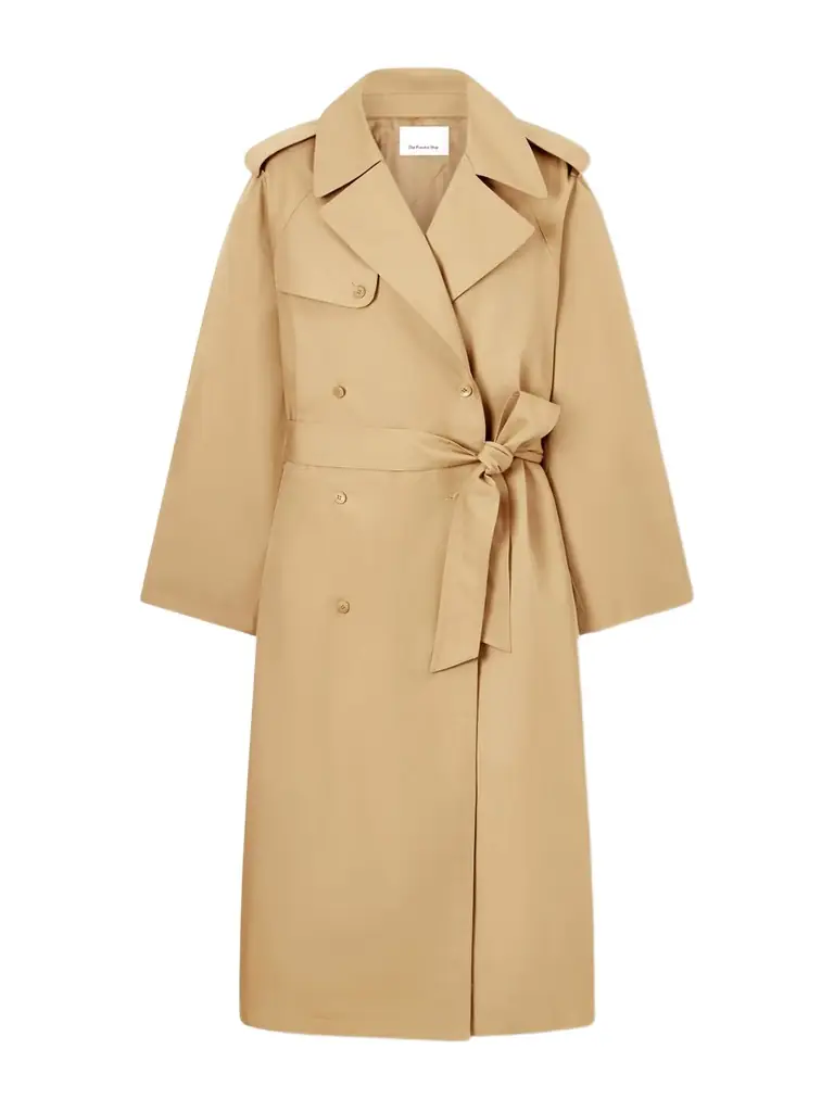 The Frankie Shop Riva Cotton-blend Trench Coat