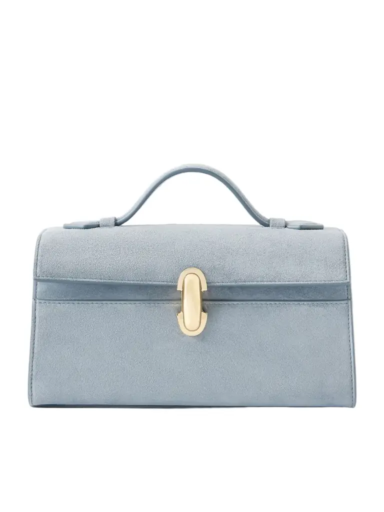Savette Symmetry Pochette Suede Tote