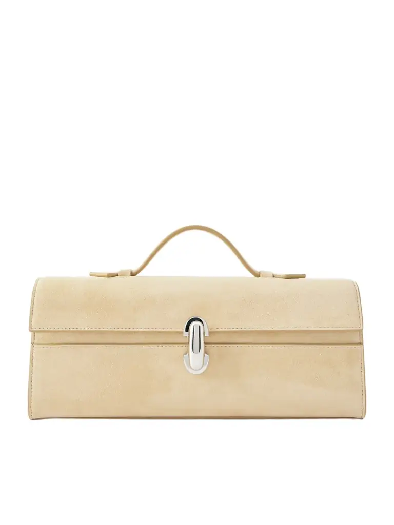 Savette Slim Symmetry Suede Tote