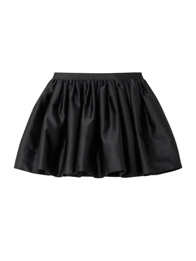 Rabanne Gathered Mikado Mini Skirt