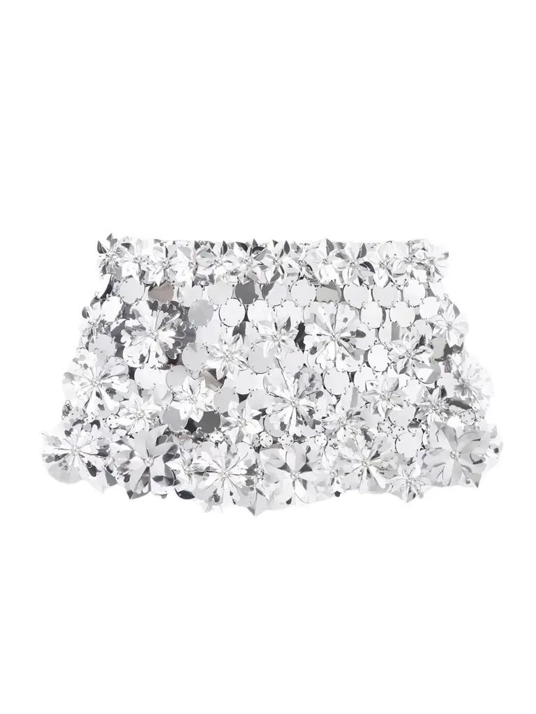 Rabanne Embellished Chainmail Mini Skirt