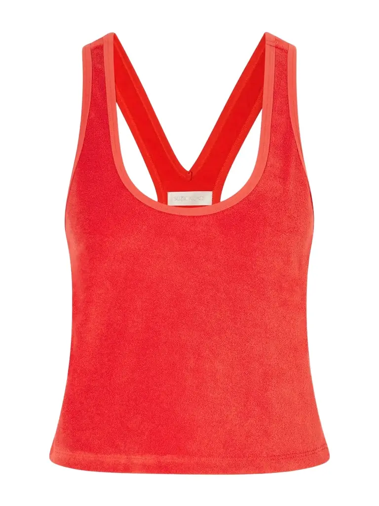 Suzie Kondi Tia Cotton-blend Terry Tank Top