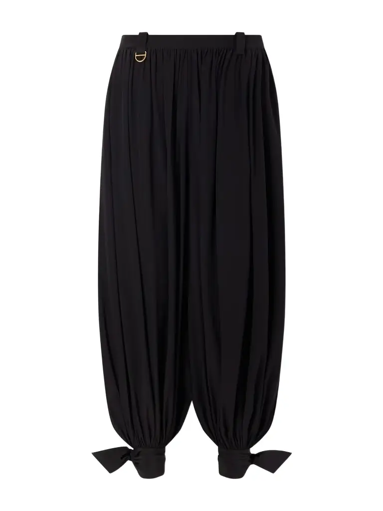 Chloé Silk Crepe De Chine Balloon Pants - Women's Clothing