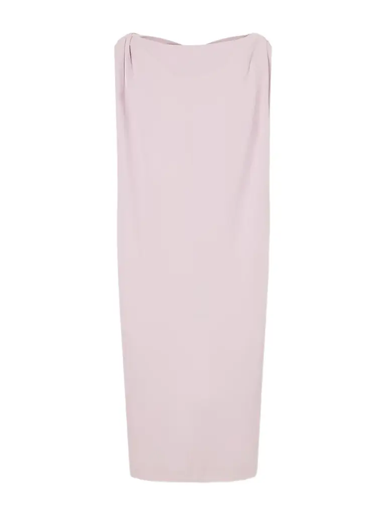 Balenciaga Sack Silk And Wool-blend Cady Midi Dress