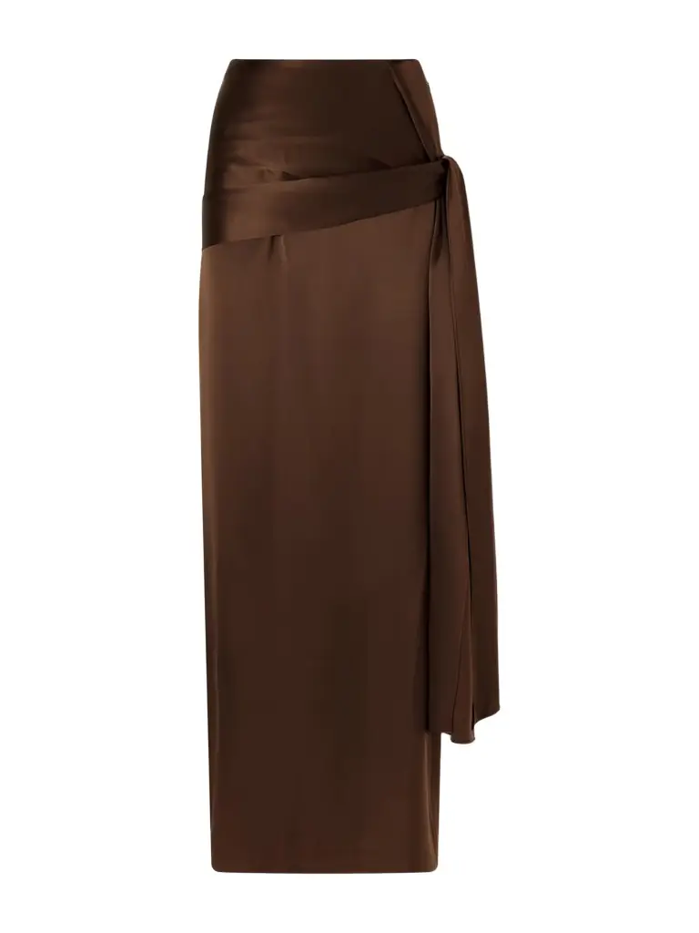 Heirlome Mila Silk Maxi Skirt