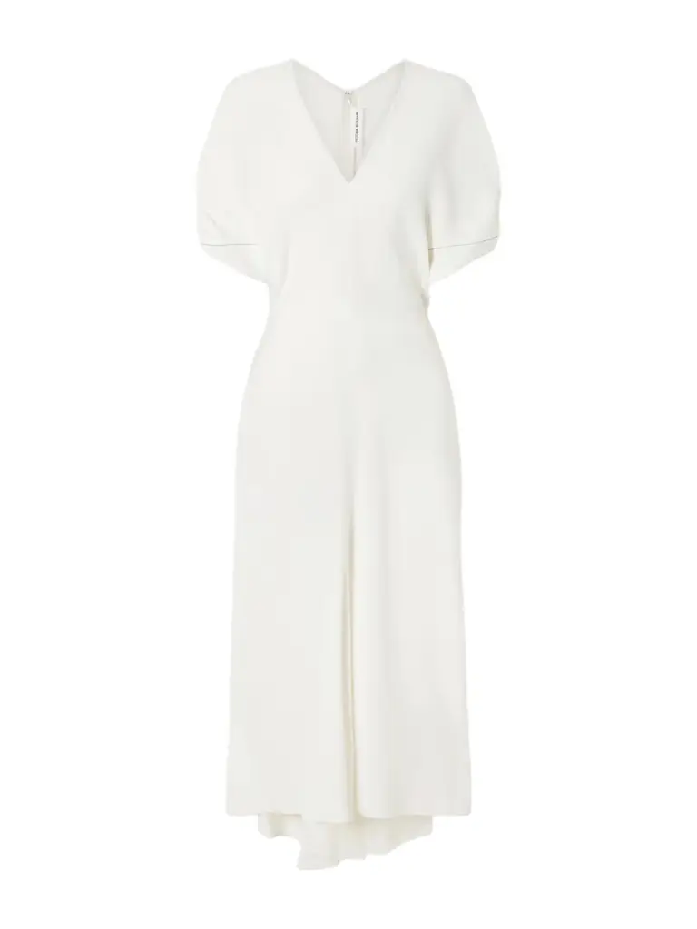Victoria Beckham Twill Midi Dress