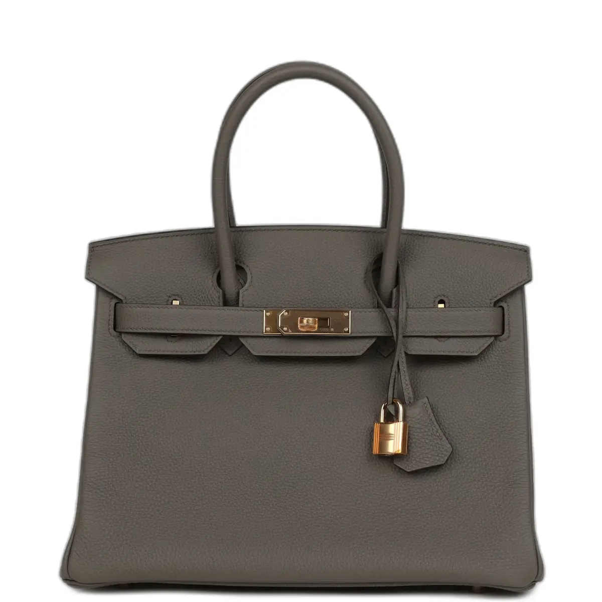 hermes Hermes Birkin 30 Etain Togo Rose Gold Hardware