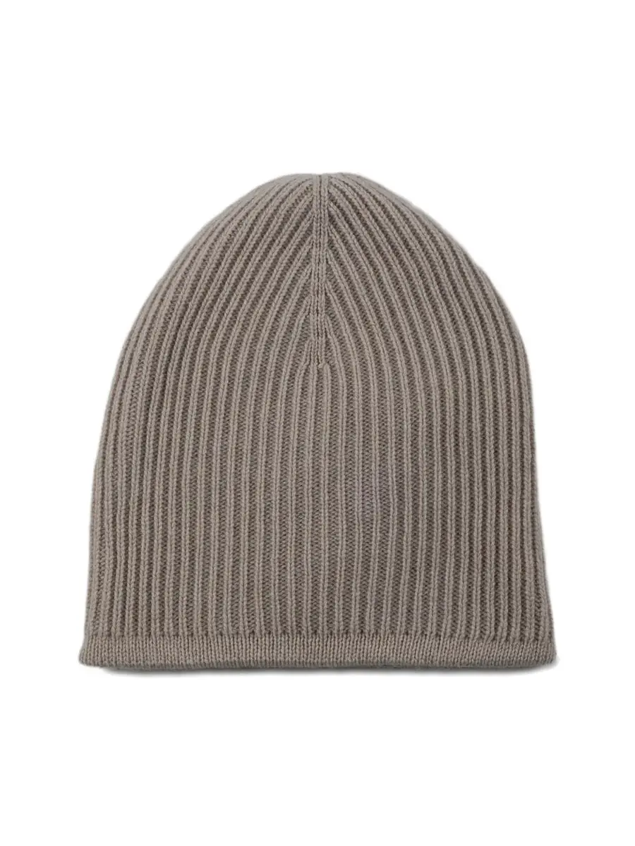 Alonpi Ribbed Cashmere Beanie