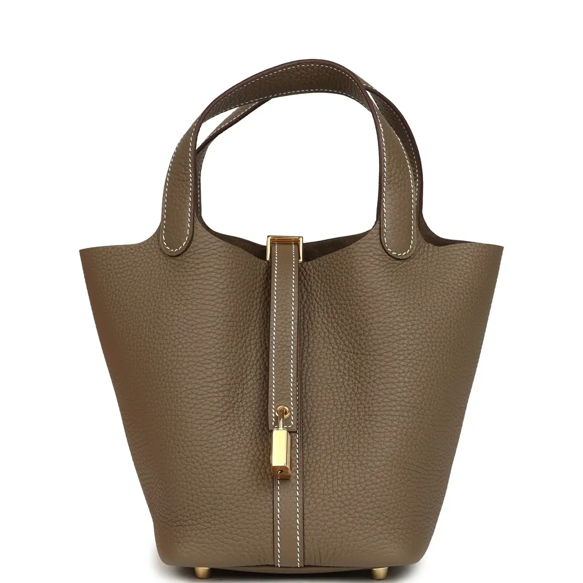 hermes Hermes Picotin Lock 18 Etoupe Clemence Gold Hardware