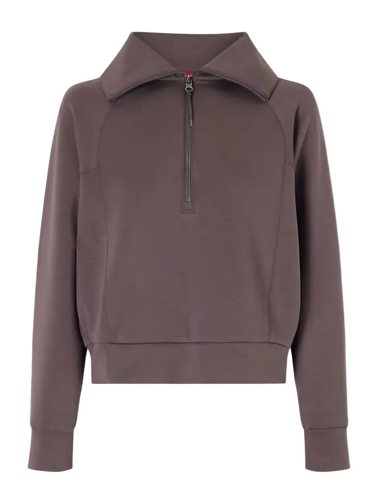Spanx ® Airessentials Stretch-jersey Half-zip Sweatshirt