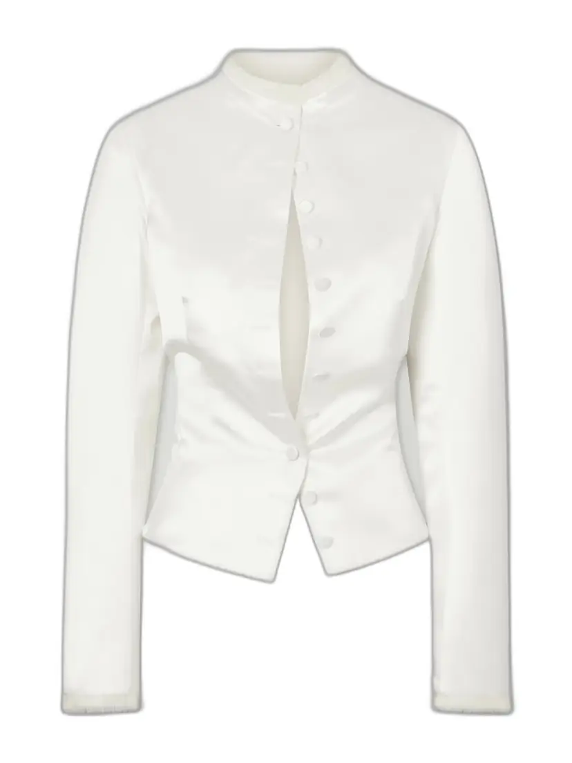 COLLEEN ALLEN Silk-duchesse Jacket - Women's Clothing