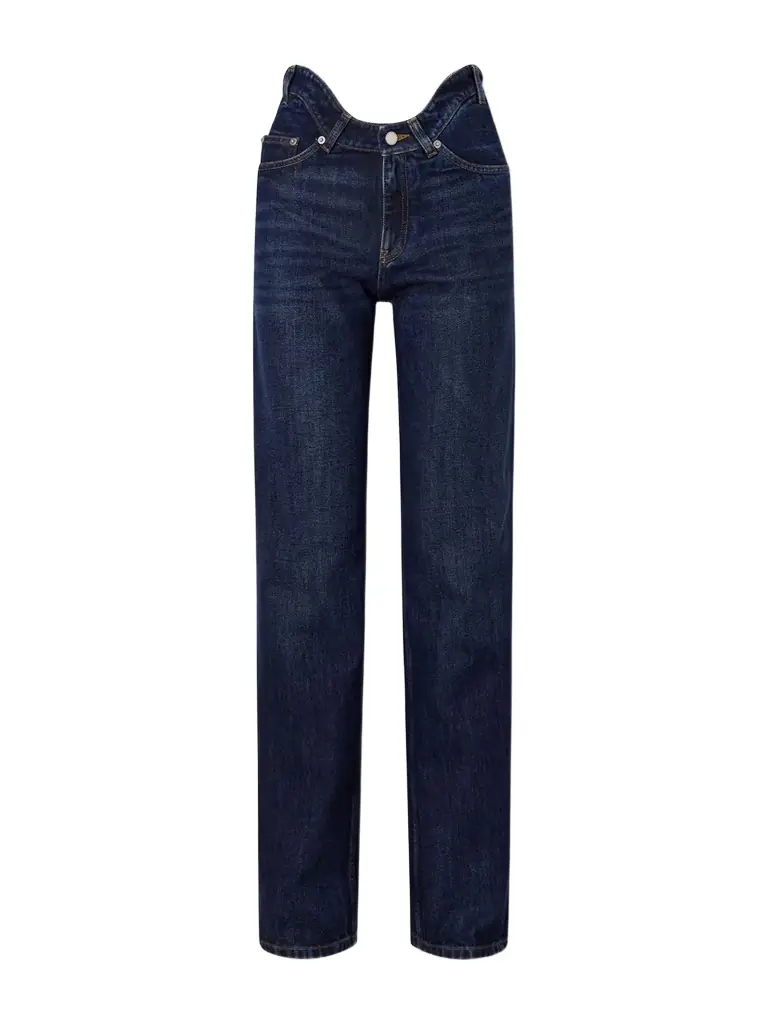 Jean Paul Gaultier High-rise Straight-leg Jeans