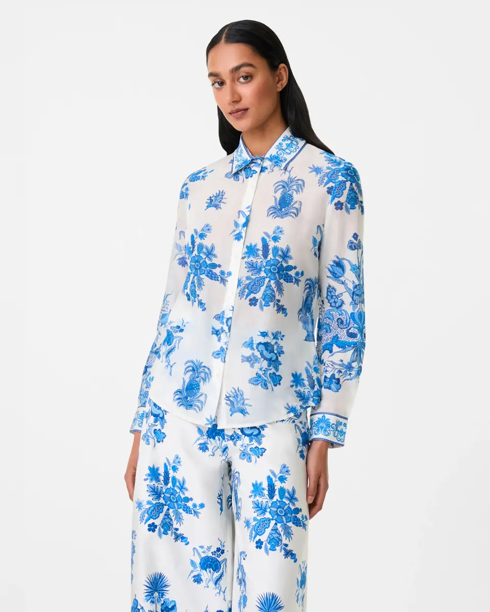 Emporio Sirenuse Patricia Shirt in Chintz Print - Women's Clothing