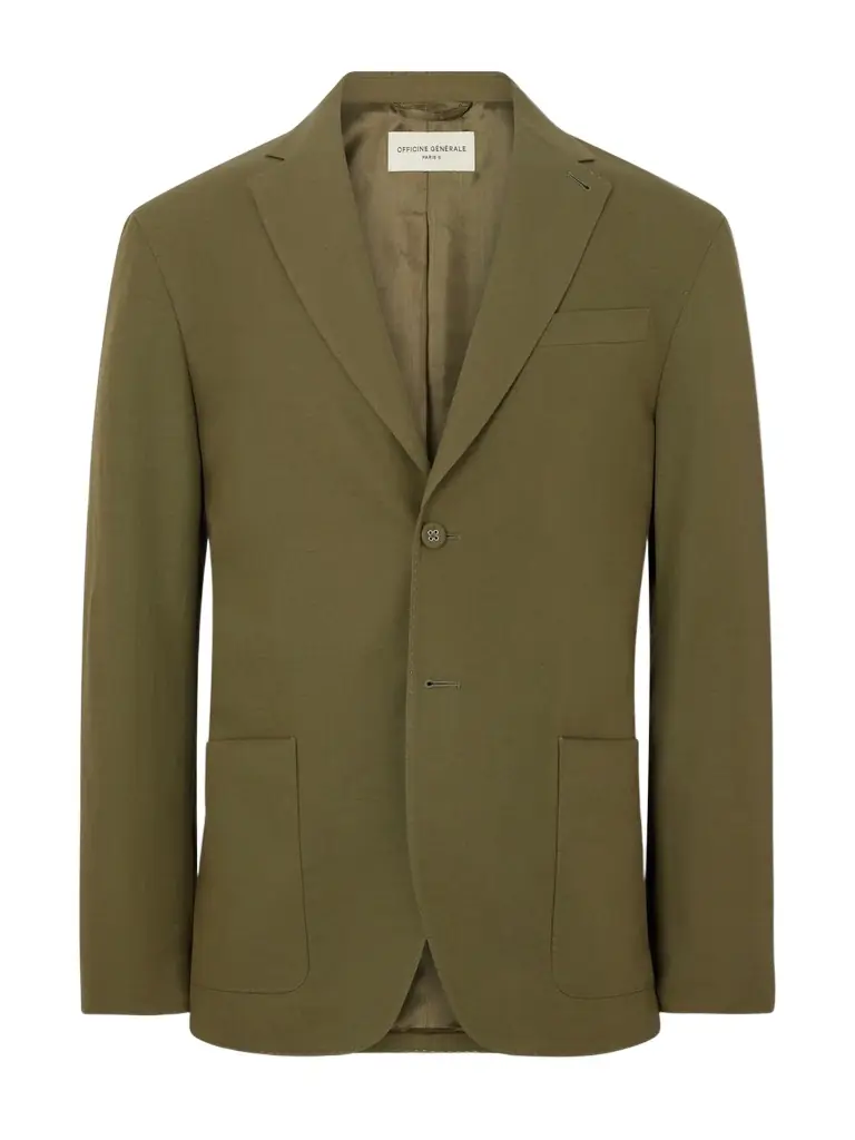 OFFICINE GÉNÉRALE Michel Lyocell, Linen and Cotton-Blend Jacket - Men